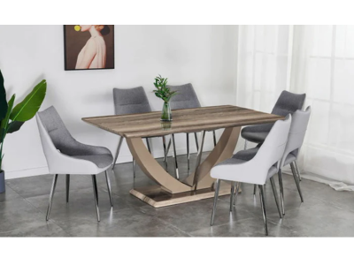 Six Seater Dining Set - LS_2002 GREY