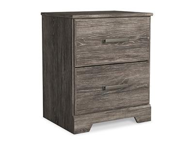 Ashley Furniture Ralinksi Two Drawer Night Stand B2587-92 Gray