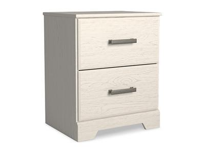 Ashley Furniture Stelsie Two Drawer Night Stand B2588-92 White