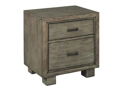 Ashley Furniture Arnett Two Drawer Night Stand B552-92 Gray