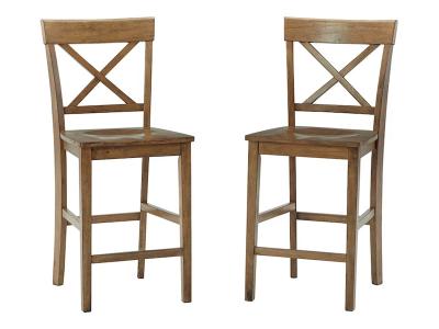 Ashley Furniture Shully Barstool (2/CN) D241-124 Natural