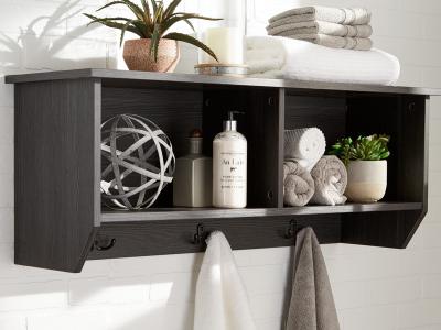 Ashley Furniture Mansi Wall Shelf A8010270 Gray