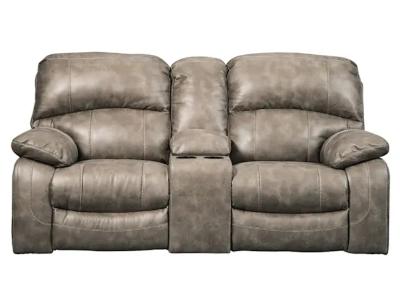 Ashley Dunwell Power Reclining Loveseat with Adjustable Headrest - 5160218