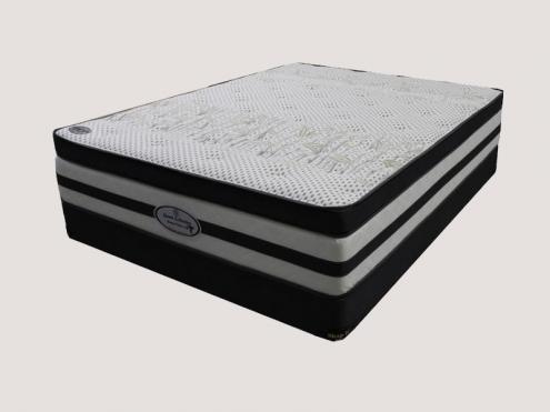 Foam Encased Tri Zone Pocket Coil Real Euro Top Style Single Size Mattress - Elegant